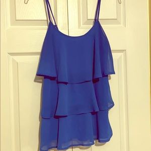Blue tank top
